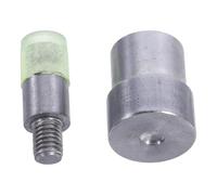 2 Pièces Presse Manuelle à Riveter pour Débutants, Fixation Stable | Acier et Caoutchouc, Installation Rapide, pour Boutons et Rivets sur Vêtements et Chapeaux