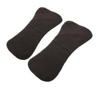 2 Pièces Protège-matelas Noir à Quatre Couches en Fibre Charbon | Surface Ultra Fine Moelleuse, Design Osseux, pour Fauteuils, Canapés et Couches Tissu, Usage Nuit