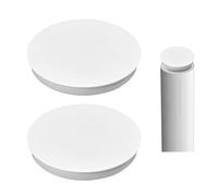 2 Pièces PVC DN100/110 pour Bouchon de Tuyau D'Égout, Bouchon de Conduite d'eau de 100-110 mm de Diamètre pour Tuyau d'Égout, Bouchon de Tuyau 150 mm, Bouchon d'entrée 100 mm, Embout, (Ø100, Ø110)