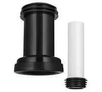 2 Pièces Raccord de Toilette Mural PVC Épais, Tuyau Droit et Coudé | Drainage, Surface Intérieure Lisse, pour Réservoirs Encastrés et Colonnes D'évacuation Verticales