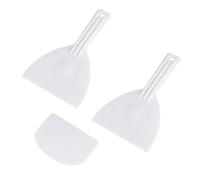 2 Pièces Raclette à Pâte Spatule,Pizza en Plastique Flexible,Grattoir Coupe-Pâte Multifonction pour Pizza,Pain et Pâtisserie,Avec Trous de Suspension,Outil de Cuisine Pratique