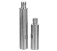 2 Pièces Rallonge de Polisseuse pour Meuleuse D'angle 5/8-11 vers | Acier au Carbone, Montage et Démontage Rapides, Portée Accrue, pour Polissage et Ponçage