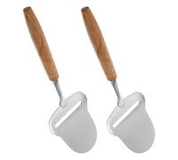 2 Pièces Râpe à Fromage avec Manche en Bois Ergonomique | Outil Multifonction, Prise Antidérapante, Nettoyage Facile, pour Préparation Culinaire et Service Convivial