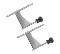 2 Pièces Râpe-coupe-fromage Manuelle en Acier Inoxydable | Poignée Ergonomique Antidérapante, Démontage Facile, Performance Stable, Cuisine Maison et Boutique Dessert