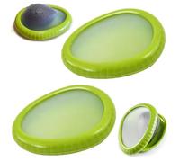 2 Pièces Récipient de Conservation pour Avocat Silicone Boîtes Alimentaires | 14x10,5x2,5CM, Réutilisable Boite Conservation Alimentaire pour Avocat, Convient pour La Conservations des Fruits Légumes