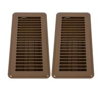 2 Pièces Registre de Sol en Fer 4x10, Grille Moderne | Résiste à Déformation L’usure, Protection de Sécurité et Propreté, Compatibilité