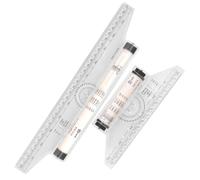2 Pièces Règle Roulante D'ingénieur en Plastique 15cm | Regle A Rouleau, Outil pour Calculer les Angles, Règle Géométrique Multifonctionnelle