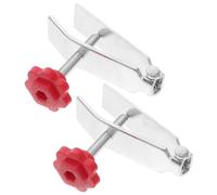 2 Pièces Régulateur de Hauteur pour Carreaux Muraux, Fer Rouge | Ajustement Précis, Usage Polyvalent, pour Brique Céramique et Projet de Pose, Outil de Chantier