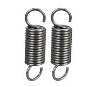 2 Pièces Ressort de Traction 3 x 25 x 110 mm, Fil Diamètre 3 mm, OD 25 mm, Longueur libre 110 mm, Ressort Acier Ressort de Tension avec Double Crochet