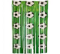 2 pièces Rideau en feuille de football/Rideau de football, décoration de fête, toile de fond photo, décoration de fête à thème football, décoration de thème sportif, décoration suspendue, décoration d