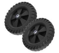 2 Pièces Roue Compresseur en Caoutchouc Roulettes de Rechange | Pièce de Rechange, Installation Facile, Fonctionnement Silencieux, Compatible Nombreux Modèles