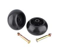 2 pièces Roue de pont avec matériel pour Craftsman Poulan pour Husqvarna pour MTD 734-03058 753-04856 Murray 92683 92265 pour John Deere M84690 Ariens 03471700 03905