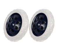 2 Pièces Roue pour Chariot de Courses Plastique | Roues pour Débroussailleuse, pour Chariot de Course, Chariot Épicerie, Roulettes pour Caddie de Courses