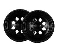 2 Pièces Roues de Remplacement pour Chariot de Supermarché, Lot 2 | Roues Pivotantes en Plastique, Installation Simple, Usage pour Caddie Course et Fauteuil Roulant, Peu de Vibrations