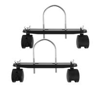 2 Pièces Roulette Pivotante pour Support Radiateur Electrique | Roulettes pour Appareils Électroménagers, Accessoires de Chauffage, Roues de Chauffage à Mazout, Abs Fer