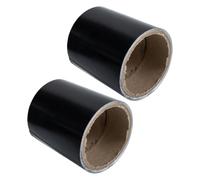 2 pièces Ruban Adhésif Étanche PVC Noir 150x10x0,1cm pour Réparations | Étanchéité Toiture, Remplissage des Interstices, Enroule et Regroupe, pour Tuyaux D’Eau, Gouttières