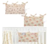 2 Pièces Sac de Rangement Bébé suspendu 2 en 1, Organisateur de Chambre, pour Stocker des Vêtements, des Couches, Jouets
