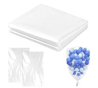 2 Pièces Sacs à Ballons En Plastique, Sacs De Rangement RéUtilisables, éNormes Sacs De Rangement En Plastique Pour Meubles, Couette, Chaise, Jouets En Peluche (M(2.5 * 1.5m))
