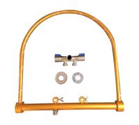 2 Pièces Salon Circulation Frame Pièces pour Lit Shampooing Accessoires Hydrothérapie Aluminium Tuyau Courbé Fumigation Robuste Équipement Universel P, a
