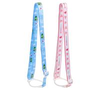 2 Pièces Sangle pour Gourde, Porte-bouteille Réglable en Polyester | Portable, Se Fixe au Paquet à Dos, Résistant à Chaleur, Usage Trekking, Design Simple et Unique