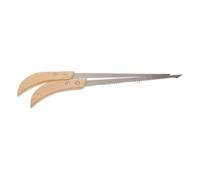 2 Pièces Scie à Main à Long Manche pour Sapin de Noël, Acier, Dents | Tête de Scie Ergonomique, Coupes Lisses et Précises, Maniement Aisé Couronnes Compactes, Entretien Extérieur