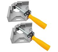 2 Pièces Serrage Angulaire,90 Degrés Serre Joint Angle Parfait,2 Poignée Ajustable, Étau de Serrage pour Menuiserie Charpentier, Outillage à Main