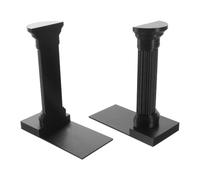 2 Pièces Serrage-livres Décoratifs Colonne Romaine Antidérapants en Pla | Base Renforcée et Élargie, Style Classique Rétro, pour Manuels, Dossiers, Bibliothèques Scolaires et Coins Lecture