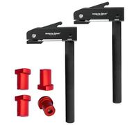 2 Pièces Serre Joint Menuisier Kit, avec 4 Cartes de Table en Alliage D'aluminium, Réglable Outils Menuisier, Tenant Etau Menuisier, pour Sculpture sur Bois, Routage, Ponçage