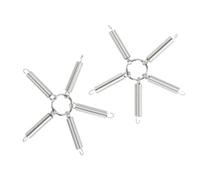 2 pièces Serrure de Chaîne Haute Précision Acier Inoxydable 23cm pour Machine à Neige, Tendeur Pour Chute de Neige