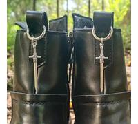 2 pièces/set Décoration de chaussure avec pendentif épée gothique, unisexe, Halloween Taille UniqueGéométrique,Imprimés aléatoiresAlliage de zinc