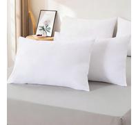 2 pièces/set Taie d'oreiller en microfibre ultra douce de couleur unie, taille standard - Housse d'oreiller hypoallergénique - Oreiller avec poche - Résistante aux plis, à la décoloration et aux tache