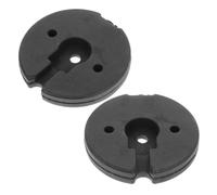 2 Pièces Socle de Lampe Rond en Fer, Base Lestée pour Lampadaire | Éclairage Domestique, Compatible Lampadaires et Lampes de Bureau, Noir, Design Simple et Élégant