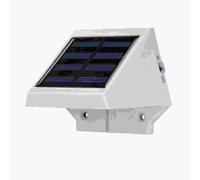 2 pièces solaire alimenté 4 mur LED lumière extérieure clôture de jardin Patio porte lanterne lampe