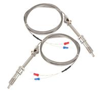 2 Pièces Sonde de Température Thermocouple K à Ressort | Acier Inoxydable, Installation Rapide par Clip, Mesure en Temps Réel, Lignes de Production et Automatisation