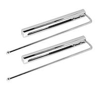 2 pièces SOTECH Coulisse à serviettes Chrome 1 bras 325 mm Porte-serviettes Barre porte-serviettes