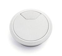 2 pièces SOTECH Passage de câbles en plastique Passage de câbles Ø 60 mm blanc