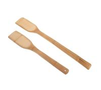 2 Pièces Spatule à Long Manche pour Confiture Maison | Large Tête Courbée, Prise en Main Confortable, Légère et Résistante à Rouille, pour Myrtilles et Fraises