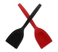 2 Pièces Spatule Cuisine Nylon, Pinces pour Omelettes et Crêpes | Outil de Retournement, Compatible Lave-vaisselle, Nettoyage Facile, pour Cuire Œufs, Pancakes