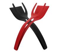 2 Pièces Spatule Pinces à Omelette en Nylon, Accessoire Cuisine | Lavable au Lave-vaisselle, Surface Lisse et Nettoyage Facile, Outil de Cuisson pour Œufs, Crêpes et Toast