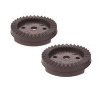 2 Pièces Support de Canopée pour Balancelle en Plastique | Compatibilité, Installation Facile, Vis Incluses, pour Patios et Petits Jardins
