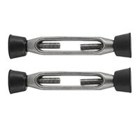 2 Pièces Support de Fixation pour Fleurs en Acier Inoxydable Noir | Outil de Maintien des Branches, Aide à Composition de Fleur, Construction Robuste, Accessoire Noir
