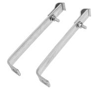 2 Pièces Support de Mise à Terre pour Toit, Acier Inoxydable | Positionnement Précis, Installation Rapide, Résistance aux Intempéries, Usage Résidentiel et Industriel