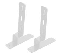 2 Pièces Support de Montage pour Bureau en Fer Blanc | Panneaux Perforés, Fixation de Table, Assemblage DIY Facile, Style Moderne, Usage Atelier Créatif et Bureau