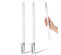 2 Pièces Support de Table pour Panneau Perforé en Fer | Installation sans Outil, Usage Bureau ou Atelier, Fixation Polyvalente, Structure Robuste en Fer, Lot Unique