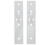 2 Pièces Support pour Chauffe-eau Électrique, Kit Mural | Salle de Bain, Fixation Discrète, Soutien Stable et Forte Capacité, pour Chauffe-eau et Usage Mural