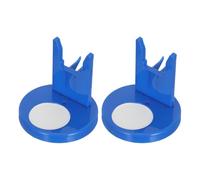 2 Pièces Support pour Pistolet à Colle Soi-même, Base Bleue | Plastique Compact et Portable, Antidérapant et Résistant à Chaleur, Atelier Maison Bricolage, Protège les Mains