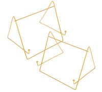 2 pièces Support pour Tableau en Fer, Présentoir Stable | Surface Lisse au Look Épuré, pour Plateaux, Albums Photo, Chambre ou Rayon Commercial
