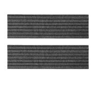 2 Pièces Tapis Antidérapant Auto Adhésif à Rayures | Polyester, Drainage Intégré, Pose Rapide, Usage Hôtels et Seuils, Entretien Simple, Format 31x9 Pouces