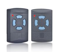 2 Pieces Telecommande Portail pour Hormann HSM4-868 HSE2-868 HS4-868 | 868,3MHz Telecommande Porte de Garage, 4 canaux Boutons Bleus, pour Hormann HSM2 HSM4 HSE2 HS1 HS2 HS4 HSZ1 HSZ2 HSP4