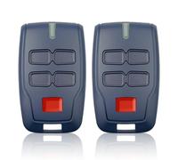 2 pièces Télécommande pour Portail BFT MT B RCB4, 433.92Mhz 4 Boutons 4 canaux Bleu Rolling Code pour Rolling BFT M1TT0 B RCB04 R1 Clear Ice RCB02 Vineyard (2PCS)